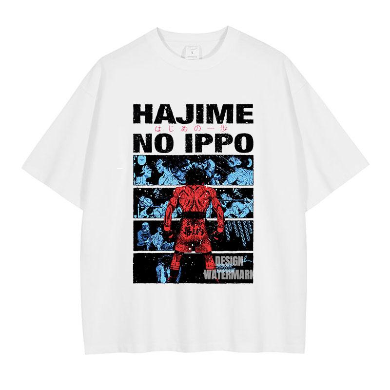 Аниме MMakunouchi IIppo Футболки Оверсайз Винтажные Стиранные HHajime no Ippo Футболка Манга The FFighting Футболка для Мужчины Хлопок