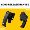 15741109 Hood Release Handle, Truck Hood Lock Release Pull Handle Replacement Compatible With 1999-2006 GMC 1500 1500 HD 2500 2500 HD 3500