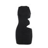 Autumn Dress Temperament Spice Girls Slim Sexy Hollowed-out Buttock Dress Women
