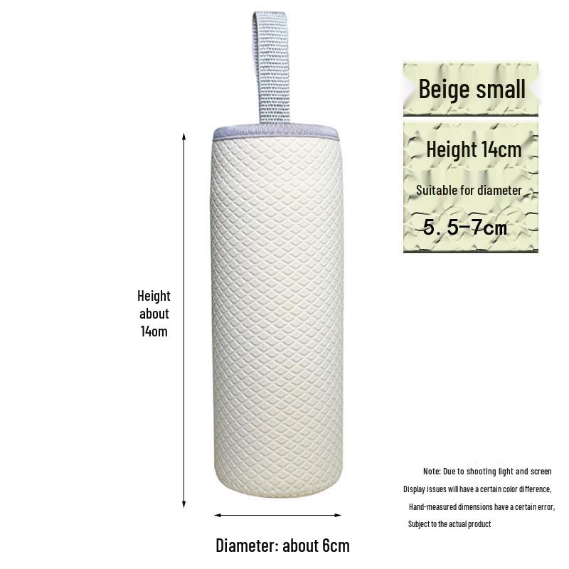 Универсальный ручной термоизолированный нескользящий чехол для стеклянной чашки с рельефным рисунком для сохранения тепла и защиты.