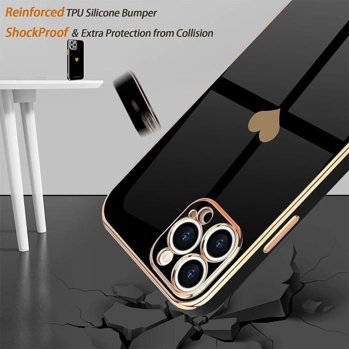 Coque de protection - BOOLING - pour iPhone 16 - Antichoc - Ultra Slim - Motif Cœur