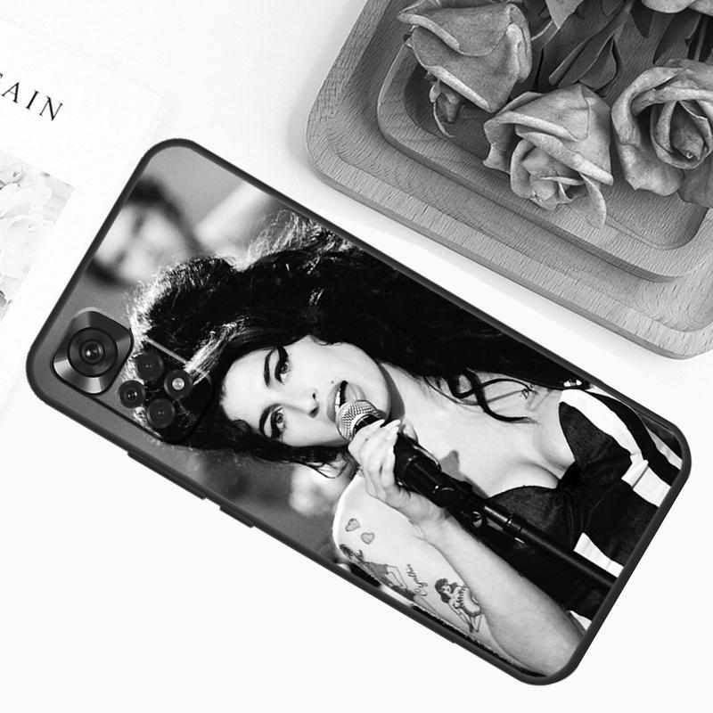 Чехол Amy Winehouse для Xiaomi Redmi 12C 10C 9A 9C 9T Redmi Note 12 Pro 8 9 10 11 Pro 11S 10S 12S