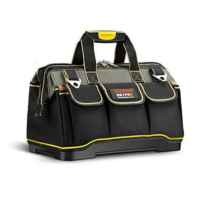 Zmart 13-дюймовая сумка для инструментов, верх из ткани Оксфорд 1680D, широкий вход, ящик для инструментов электрика, хранение инструментов, набор инструментов, карманы, кейс для инструментов, портативный, рабочие инструменты, T