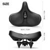 Wide Bike Saddle Oversized Bike Seat Comfortable Mountain Bicycle Cushion Pad Waterproof Cycle Seat