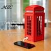 Cell Phone Organizer for Parties British Booth Stand, 3D Printed Holder, Novelty Desktop Ornament Home Smartphone Lock?Up Box Family Gatherings