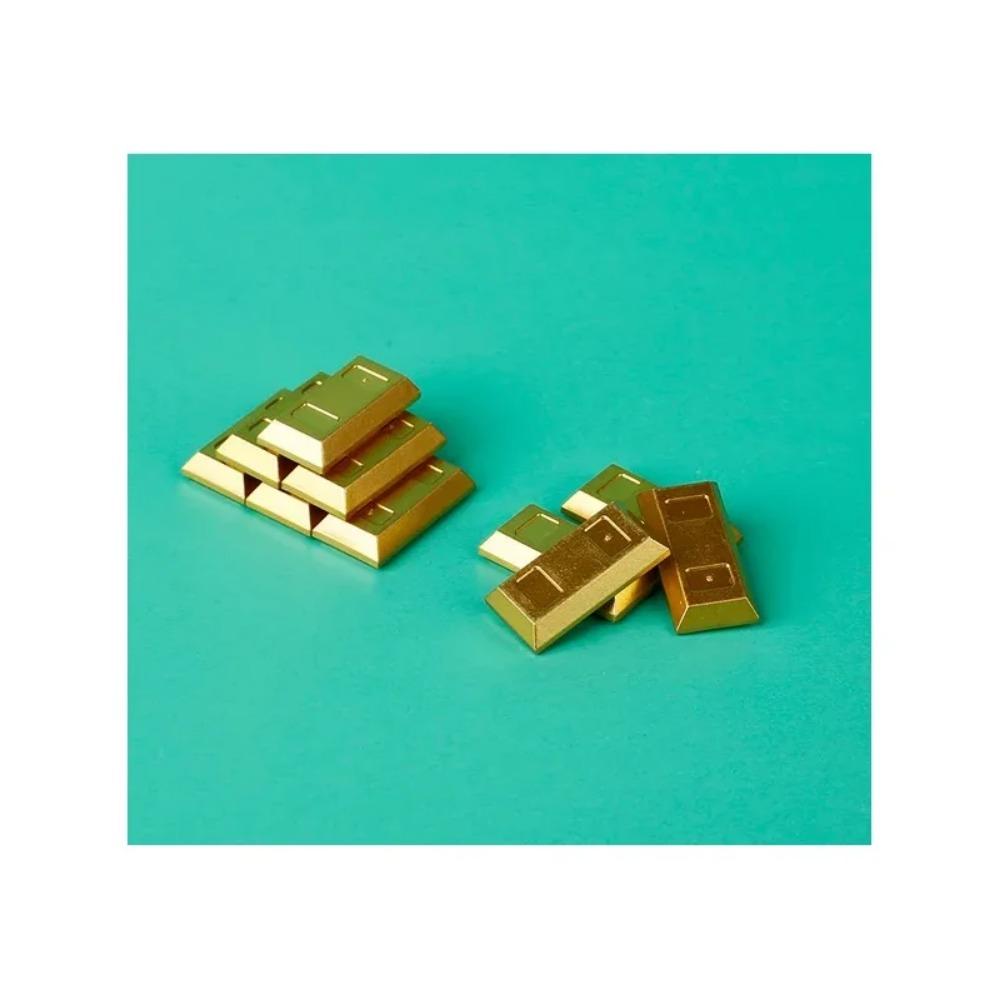 MOC Building Blocks Accessories Precious Gold Ore Silver Diamond Stash Pirate Map Coins Toy Model Mini Bricks ATM Gifts Toy K046