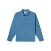 Urban Outdoor Solid Color Polo Button Comfortable Casual Long Sleeve Shirt Men Shirts Navy-Blue A689S-DJ5