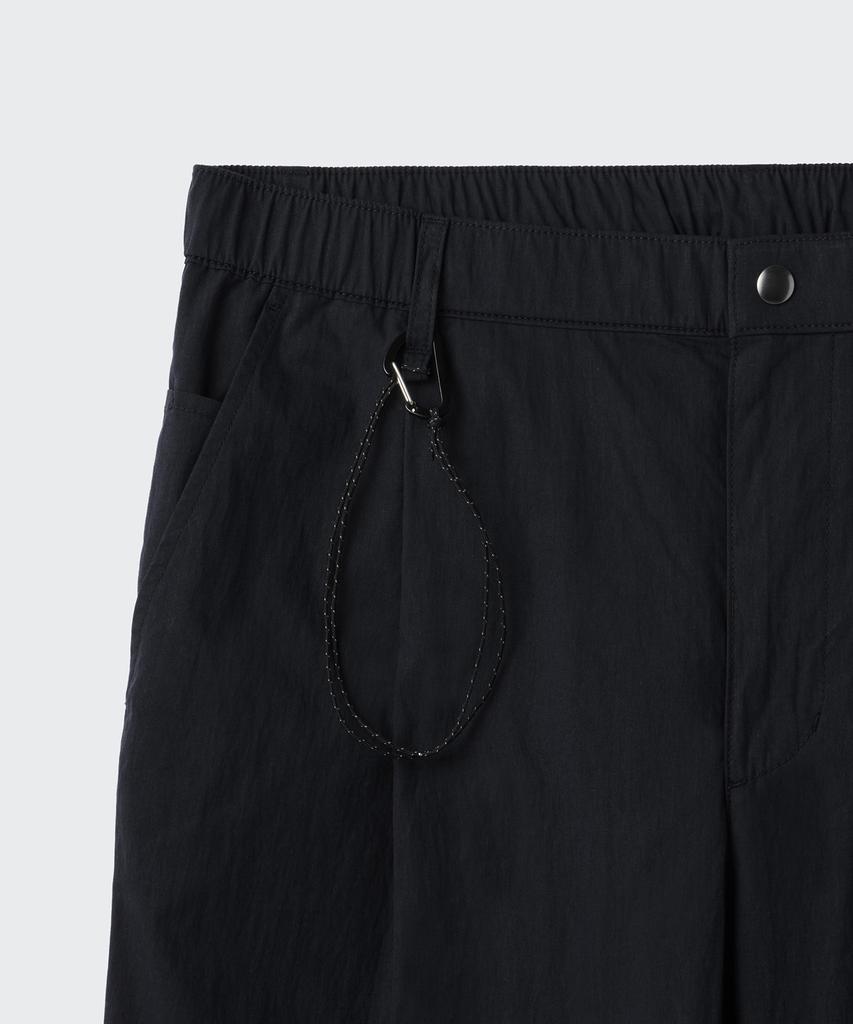MUSINSA STANDARD [City Leisure] Cn One-Pleat Wide Elastic Waist Pants [Black]
