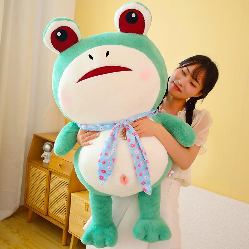 Eyed Frog Big Plush Toy Cute Cartoon Girl Kids Companionship Doll Gift Birthday
