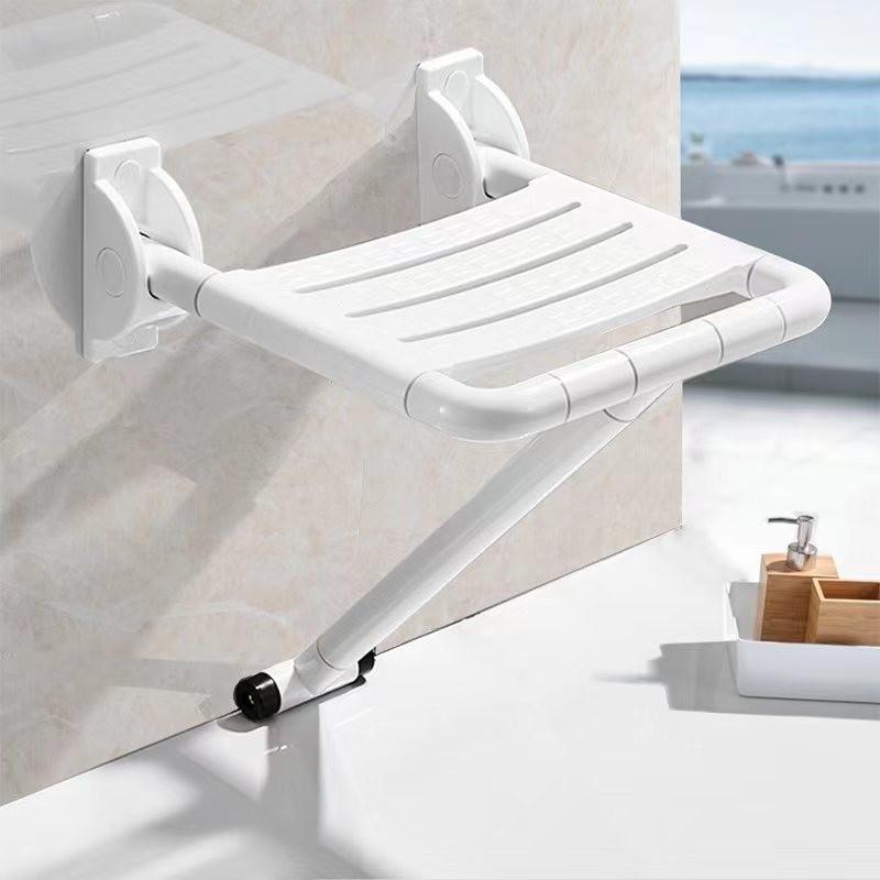 Складной стул для душа для пожилых людей, настенный стул для ванной комнаты для инвалидов, бытовой табурет для ванной на нейлоновой основе