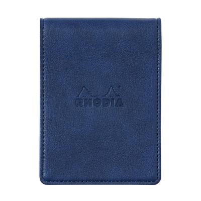 Органайзер RHODIA Mini с 3 кольцами (11x8см, Диаметр кольца 11мм) Искусственная кожа ПУ, Vive Blue, cf11ogz03-bl