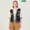 Benetton Жилет Benetton с кружевной вышивкой Bajpb5531