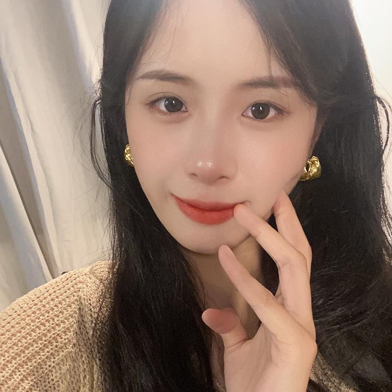 Винтажные высококачественные полые металлические серьги с кольцами в виде хипстерских нишевых сережек для женщин