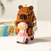 Capybara Construction Blocks Capybara Scooter Motor Set Of Blocks Figure