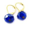 [J4031] - Designer Earrings 'Mineralia' Sapphire Blue