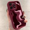 Модный Чехол для Телефона с Волнистой Полоской Для iPhone 11 12 13 14 15 Plus 16 17 Pro 17 Air 16E X XR XS Max 7 8 Plus Ударопрочный Силиконовый Чехол