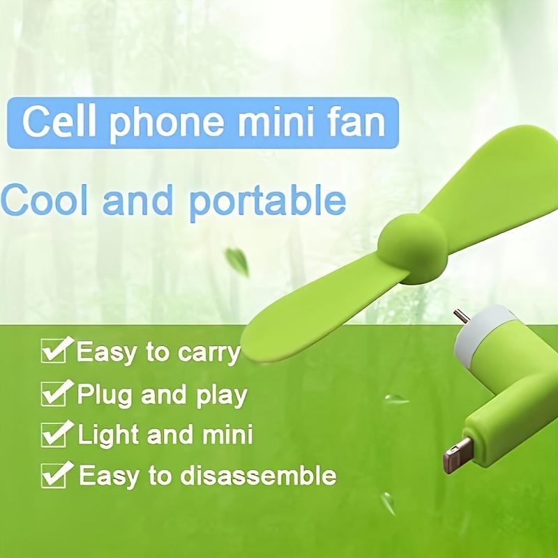 Портативный мини-вентилятор для телефона Type C для Samsung Galaxy S23+ S23 S22 S21 S20 S20+ S10 S9 Note 20 9 8 A 54 A24 A23 A14 A12 для OnePlus