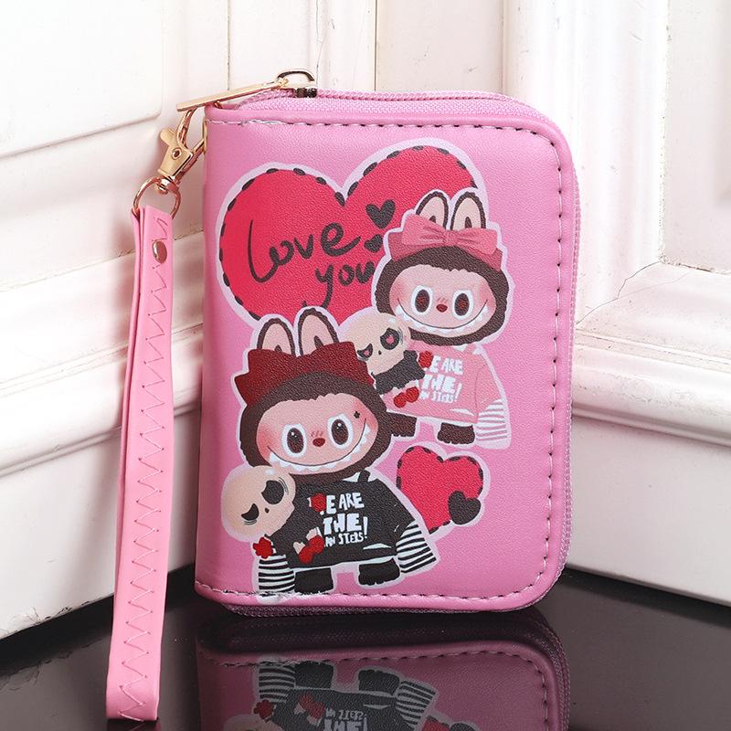 Cartoon Cute and Hot Labubu Male and Female Students Handheld Wallet CLE