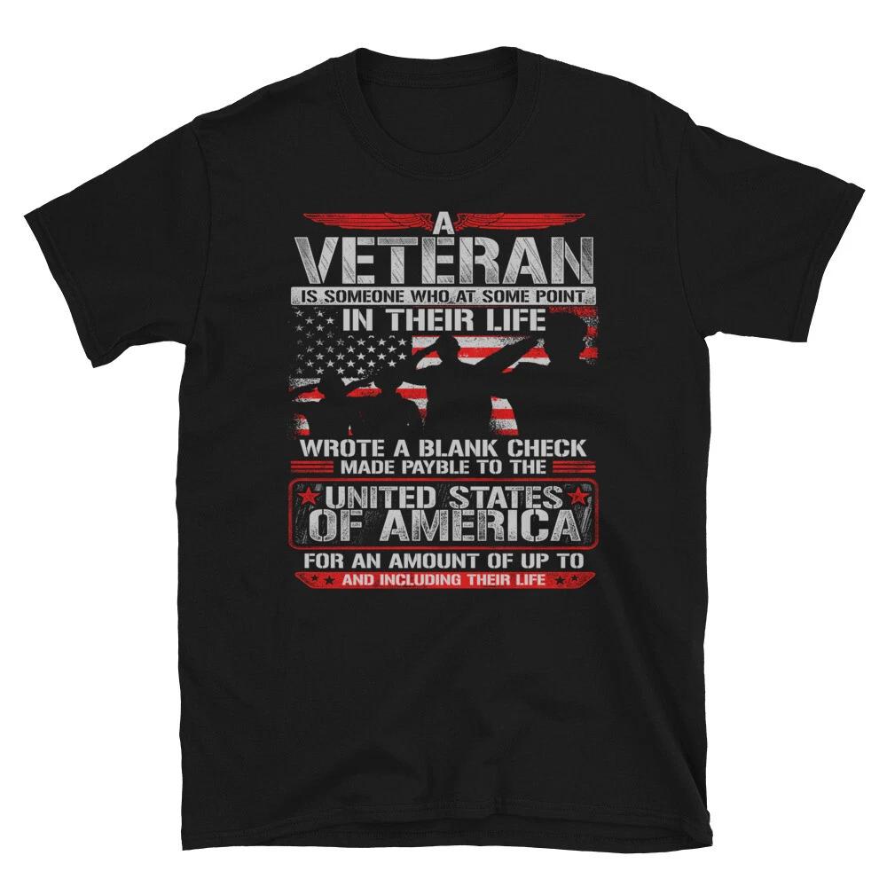 Veteran Wrote Blank Check 2nd Amendment Freedom T-Shirt