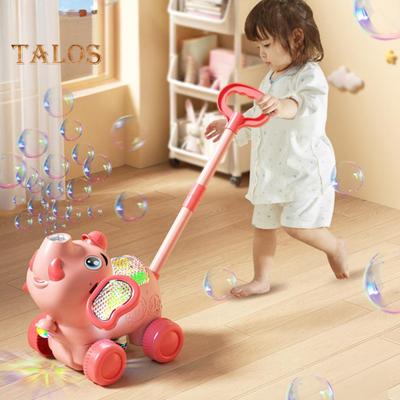 Машина для мыльных пузырей для собак, портативная игрушка-генератор пузырей с подсветкой, большой выход, перезаряжаемая, в форме льва, слона, для игр в помещении и на улице