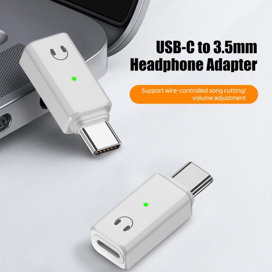 Адаптер для наушников USB-C - аудиоадаптер USB Type C Male - Female Адаптер для наушников Усилитель для гарнитуры Адаптер для Apple