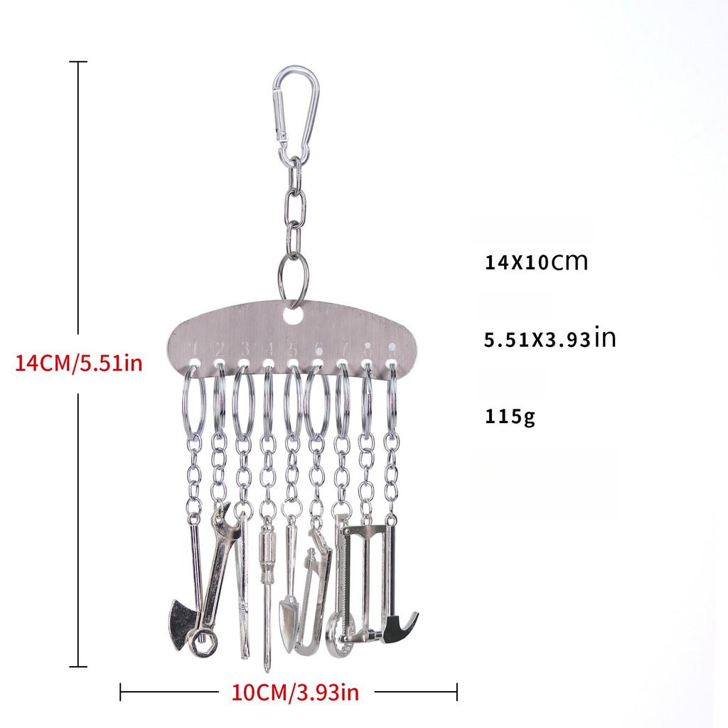 Stainless Steel Bird Toy, Parrot Puzzle Toy, Bite Relief Tool for Large Birds, Durable Chewing Toy for Enrichment, Bird Supplies
