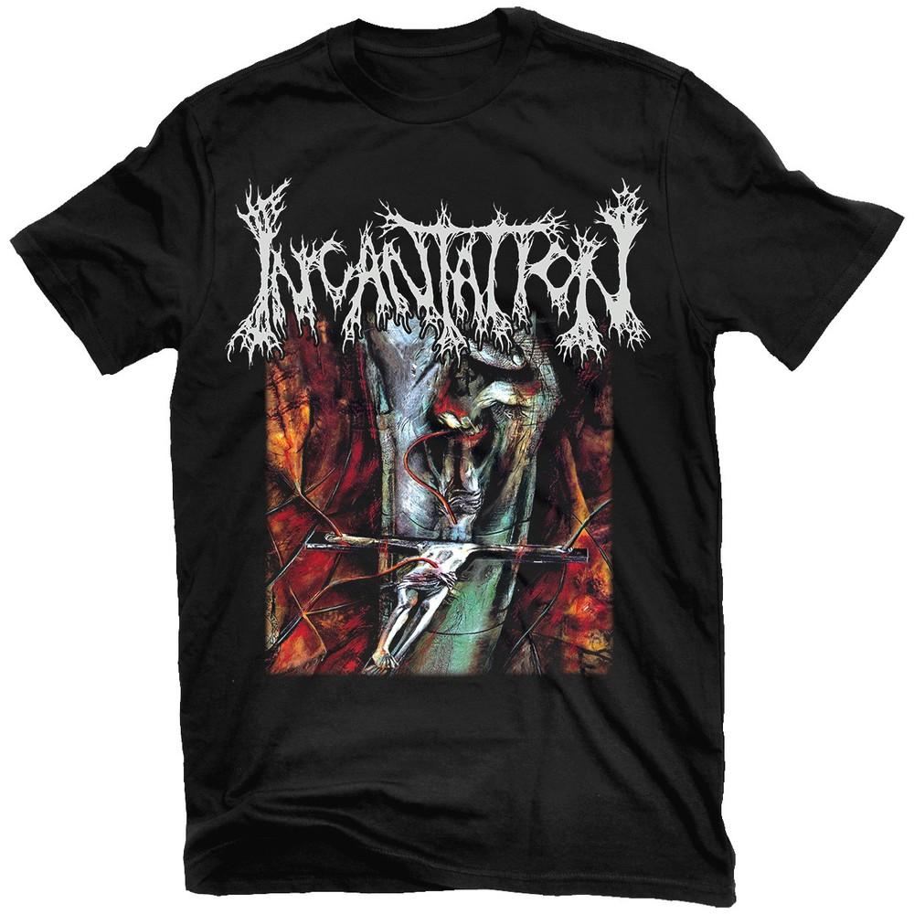 INCANTATION На Голгофу Футболка НОВАЯ! Relapse Records Мужская/Женская футболка TS2934