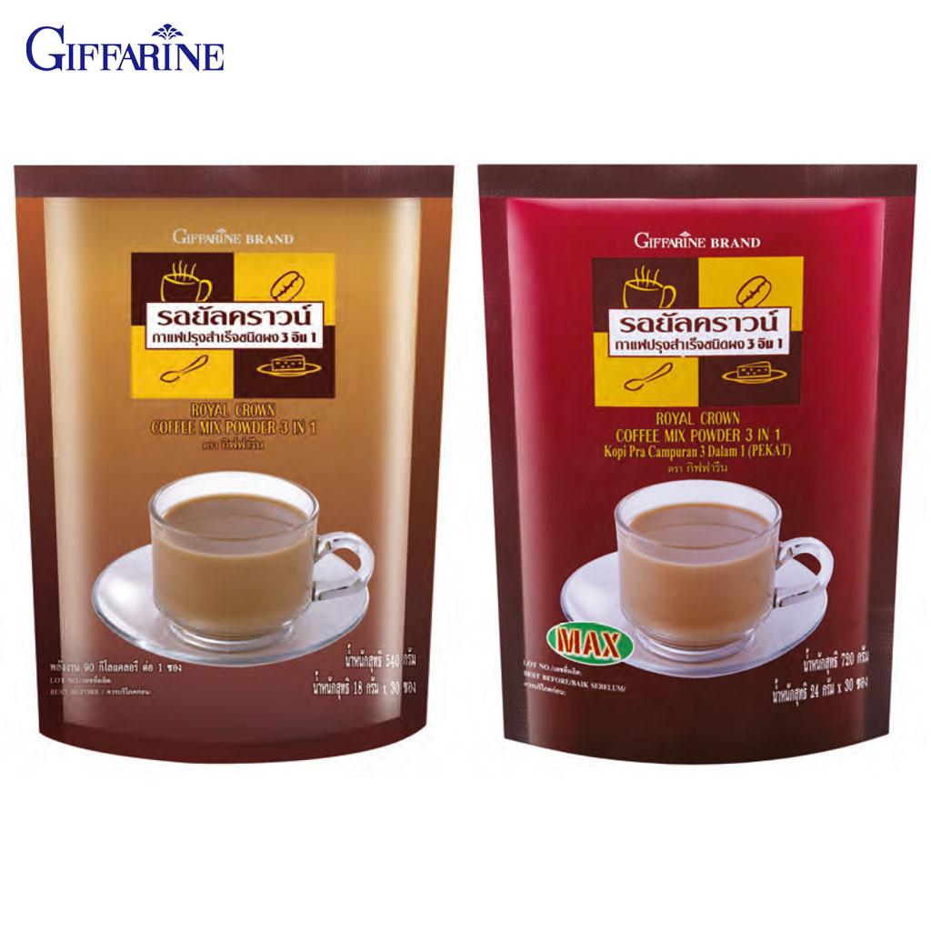Выберите Кофейный микс Giffarine Royal Crown 3 в 1 / Макс. 30 пакетиков 41202