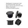 8Pcs/Set Bike Plug Solid Anti-Slip Replacement Mountain Bike Road Bicycle Handlebar Grip Plug for MTB