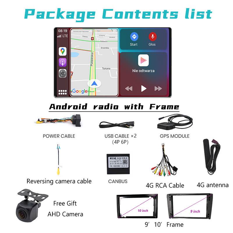 2 Din 4G LTE Car Android Radio 13" Inch For VW Golf 6 2008-2016 DSP GPS Wireless Carplay Auto Multimedia Stereo Android 10