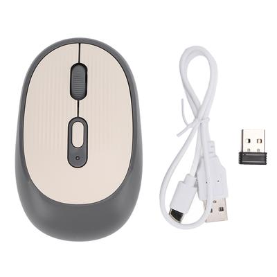 Беспроводная Bluetooth-мышь Портативная Тихий клик 800 1600 2400 DPI Аккумулятор 500 мАч Универсальная для ноутбука