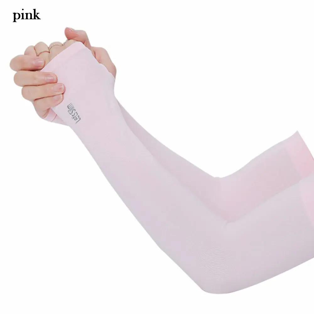 1 Pair Arm Sleeves Warmers Sports Sleeve Sun UV Protection Hand Cover Cooling Warmer Running Fishing Cycling Arm Cover