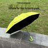 Children's Waterproof Rainbow Umbrella: Solid Color, Fresh Style, Sunscreen, Automatic, Long Handle