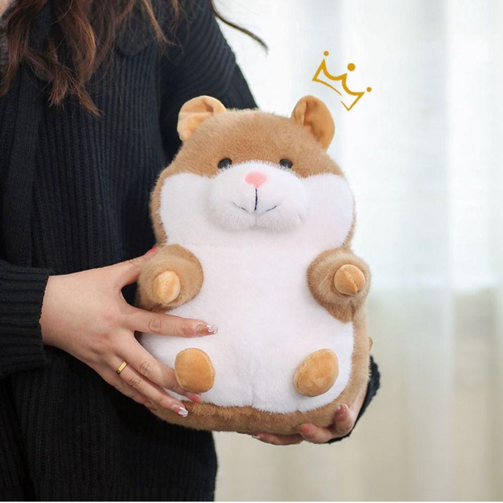 Soft Hamster Plush Toys Lifelike Hamster Stuffed Toy Animal Mouse Plush Pillow  Children Girl