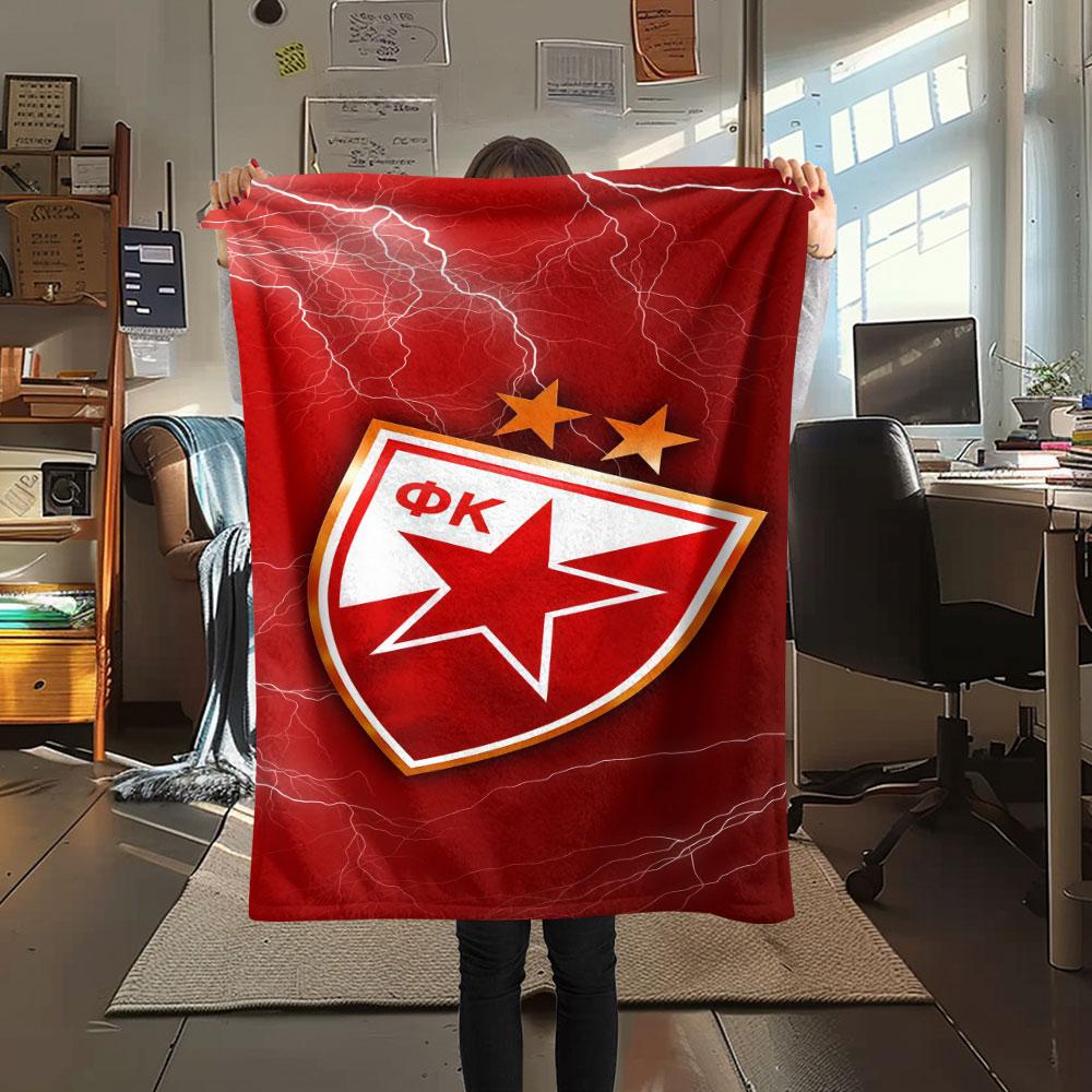 CZ logo FlAannel Blanket, High quality Comfortable for All Seasons, Home Decor, Warmth and Comfort