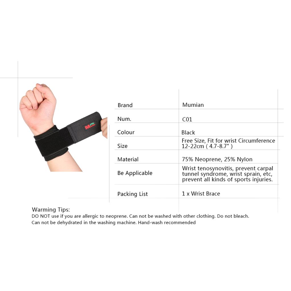 Stretchy Support Elastic Adjustable Wrist Tenis Tennis Sports Breathable Wristband Fitness Wrist