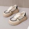 2025 Spring New Women's Shoes High Value Thick Sole White Shoes Versatile Shoes Ins Tide Mesh Breathable Board Shoes