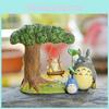 Totoro My Neighbor Resin Miniature Leaf Swing Ornament For Gift And Decoration