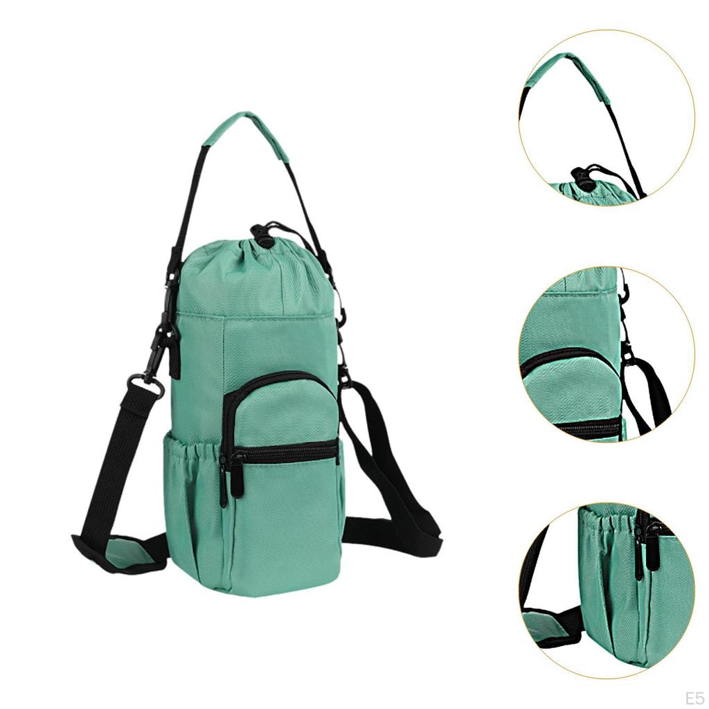 Bottle Pouch Holder Water Carrier Bag Crossbody Sleeve for School