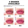 HANDAIYAN 4 Color Warm Lipstick Flash Anti-Cracking Long-Sticking Moisturing Lip Oil Hydrating Jelly Lip Balm