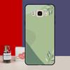 Эстетичный чехол Sage Green для Samsung Galaxy J7 J5 J3 J1 A3 A5 2017 2016 J4 J6 Plus A6 A7 A8 A9 2018 Задняя крышка