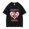 Daddy's Girl Robert Pattinson Men Women Print Cotton T Shirt Twilight Saga Vintage 90s Short Sleeve Tshirt Oversized T-shirts