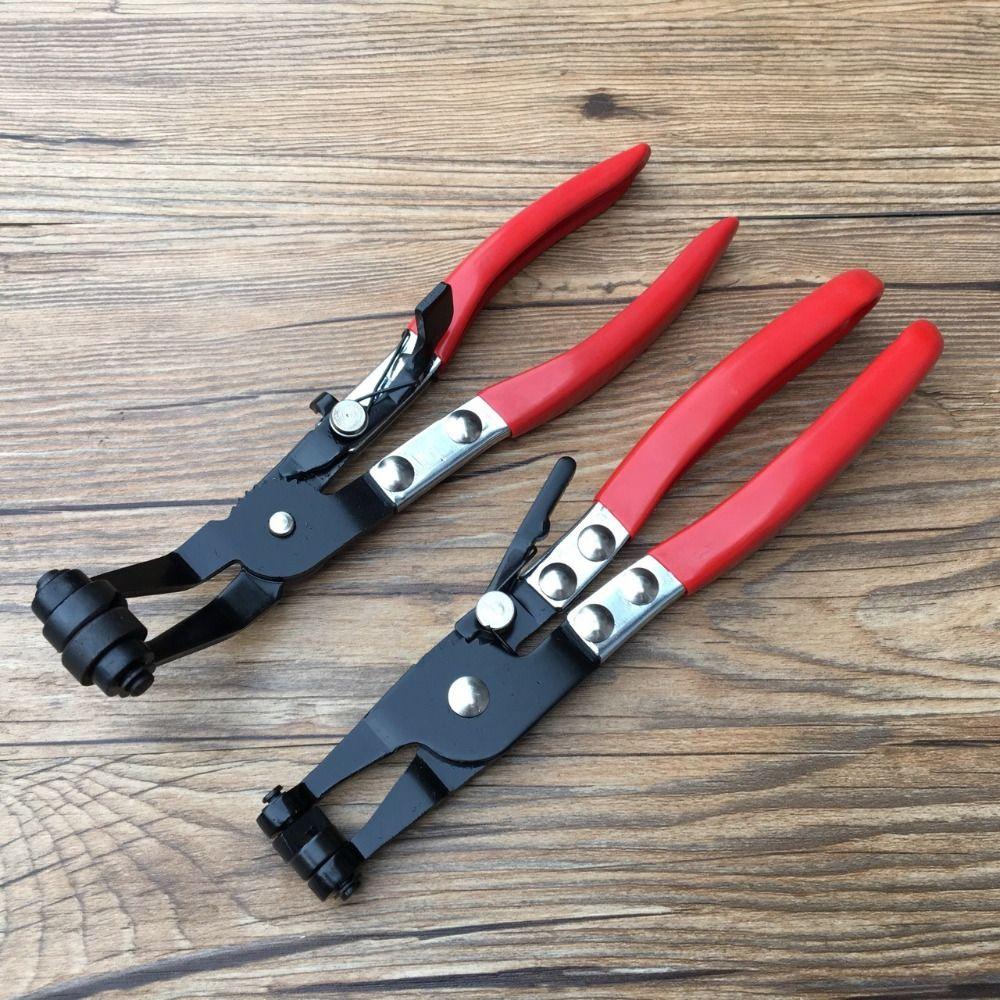 Vehicle Repair Tool Flat Band Ring Clamp Plier Car Clip Plier Hose Clamp Pliers Hose Pipe Clips