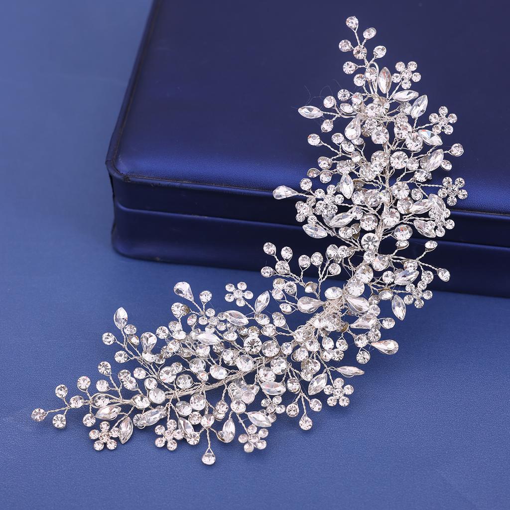Rhinestone Head Piece Exquisite Head Jewelry Bridal Wedding Dress Up Hair Accessories