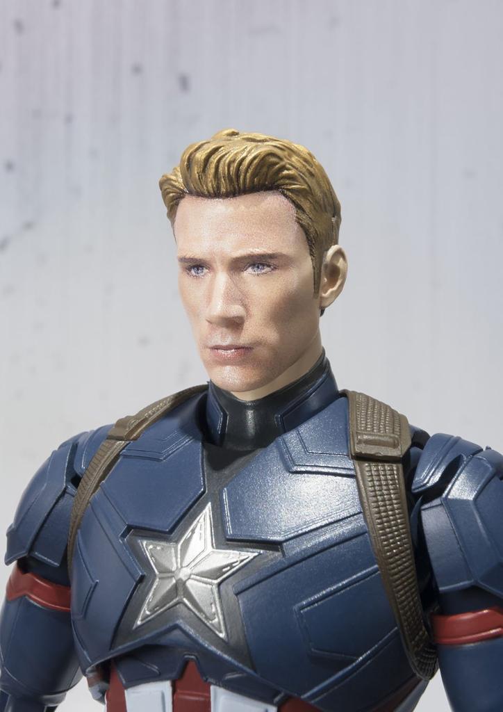 TAMASHII NATIONS Капитан Америка 150 мм окрашенная подвижная фигурка SHFiguarts (Гражданская война) приблизительно. АБС и ПВХ