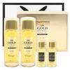 Eluzai Men's 24K Gold Deep Collagen for Men Skin Ampoule 2 Types + Portable 2 Types + Shopping Bag Set, 1 Set