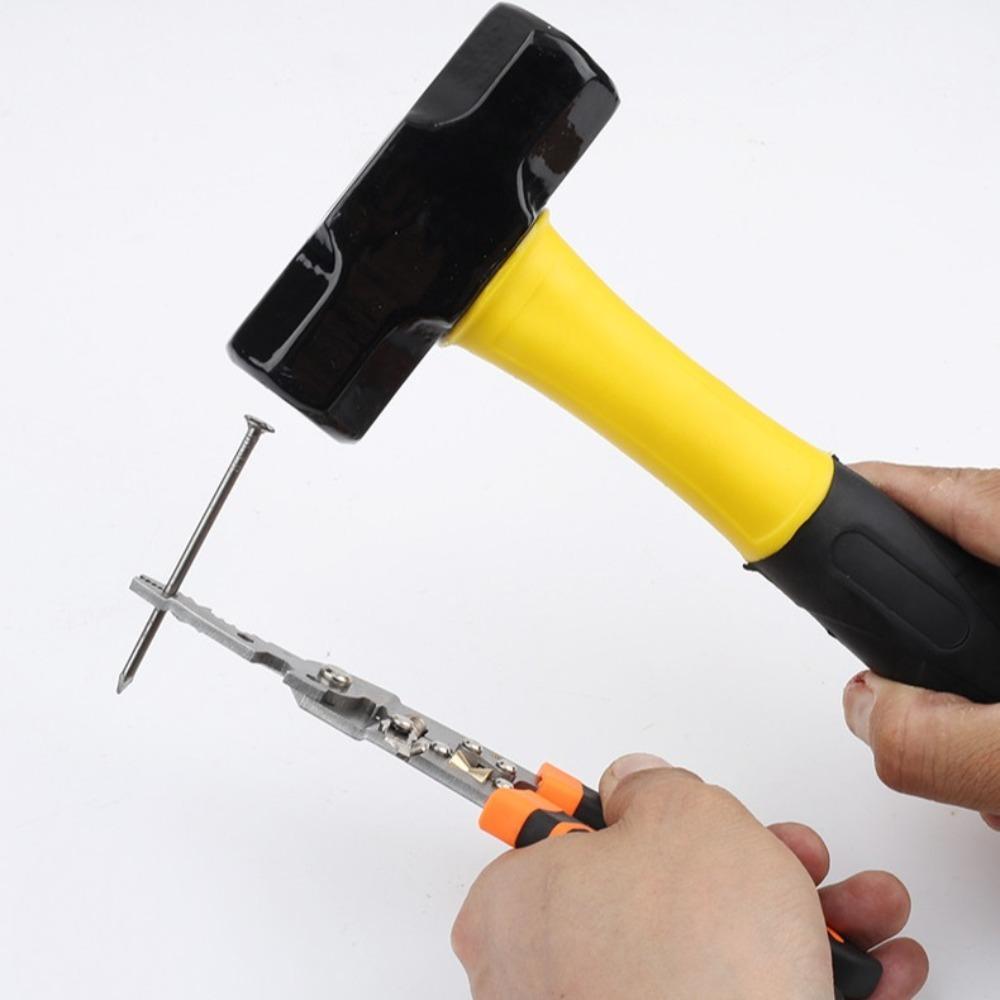 Multi Functional Wire Stripper Carbon Steel+Soft Plastic Crimpper New Thread Cutting Pliers