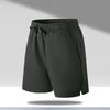 Men's Quick-Dry Loose Fit Sports Beach Shorts, Ice Silk, Five-Point Length.