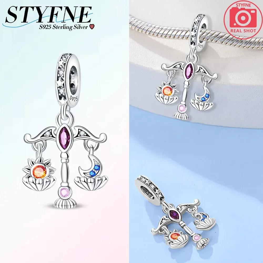 Pink Tarot Card Pendant Bead Component Stars Moon Sun Authentic Original Copper Metal Charm Bead Components Bead Components Compatible With Bracelet