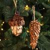 Foam Christmas Tree Decorations DIY Simulated Pinecone Pendant  Party Favors